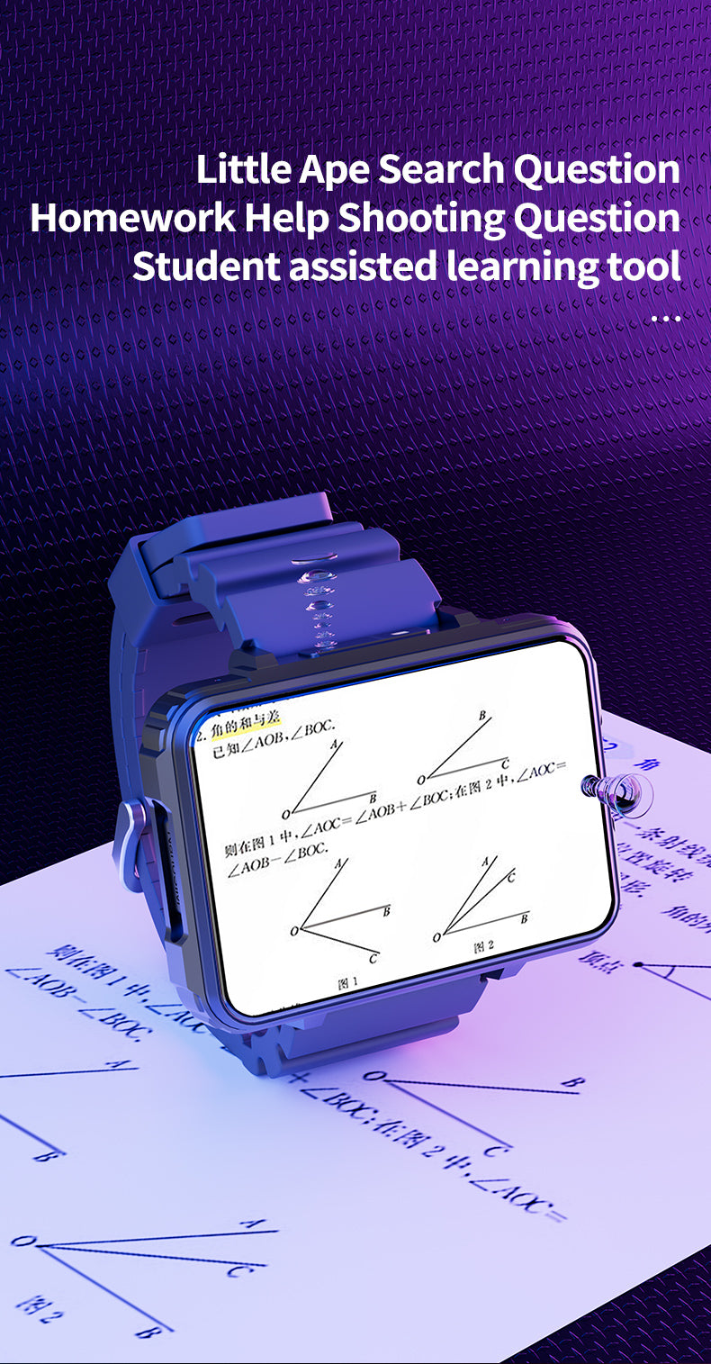 D-2 99-VP Smartwatch Hommes Mâle 2.4inch Grand AMOLED Smartwatch Double Caméra GPS WiFi 4G / 5G Carte SIM Fente Jouer Jeu Appel Vidéo