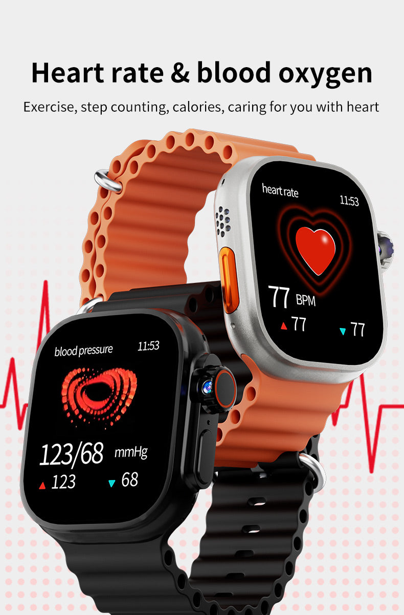 D-6 Nouveau 4G LTE GPS réseau complet Android 8.1 montre intelligente autonome 32 Go 2,04 pouces AMOLED tirable rotatif Google Play carte SIM montre intelligente pour hommes