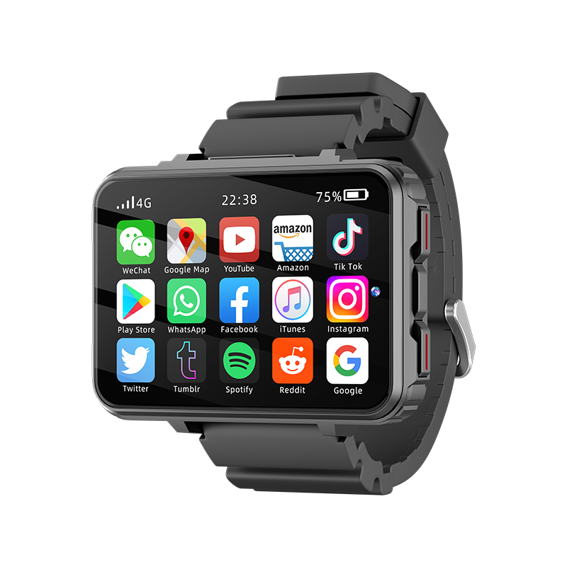 A-3 99-VP Smartwatch Men Male 2.4inch Large AMOLED Smartwatch Dual Camera GPS WiFi 4G/5G Sim Card Slot Play Game Video Calling