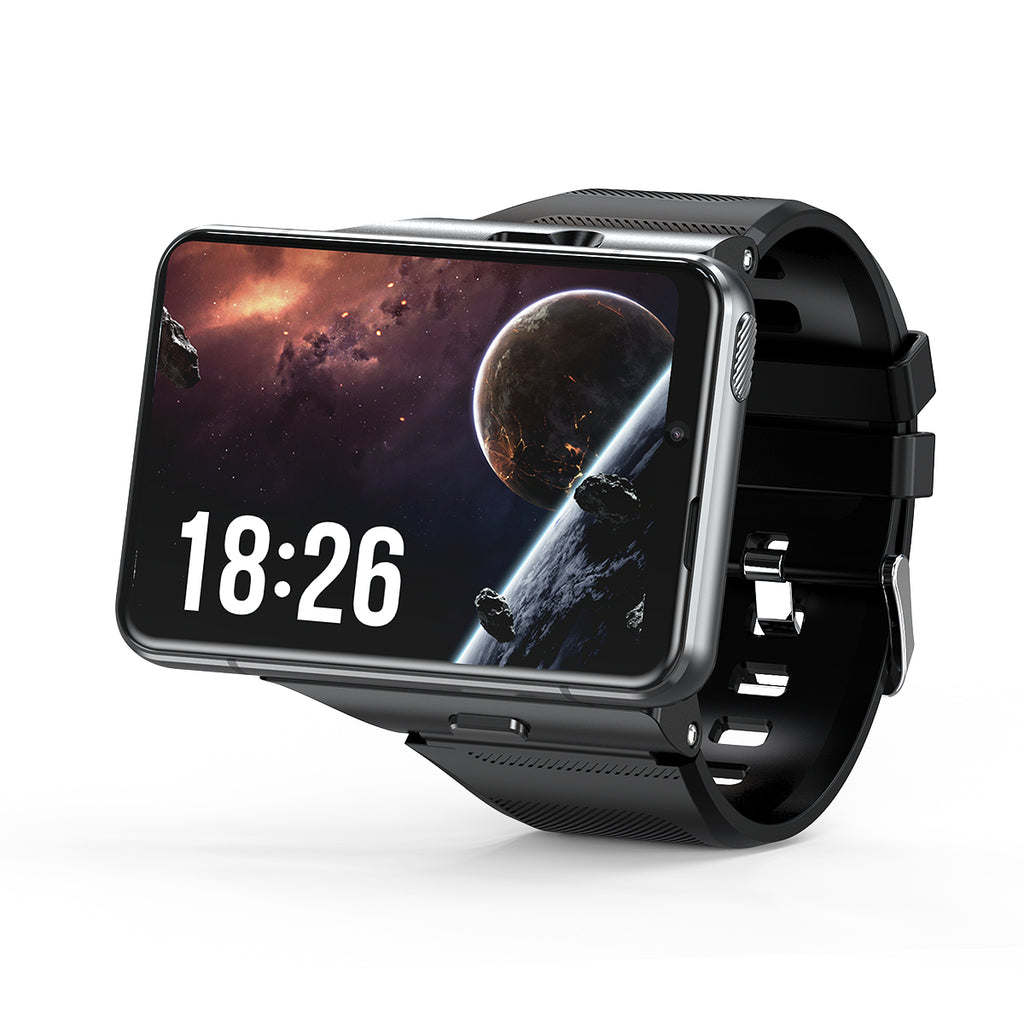 C-2-1  Nuovo 4G Internet GPS Smartwatch 4GB 64GB Android 11.0 2.88 "Grande schermo 800W + 200w doppia fotocamera Google Play SIM Card Orologio sportivo per uomini (nero)