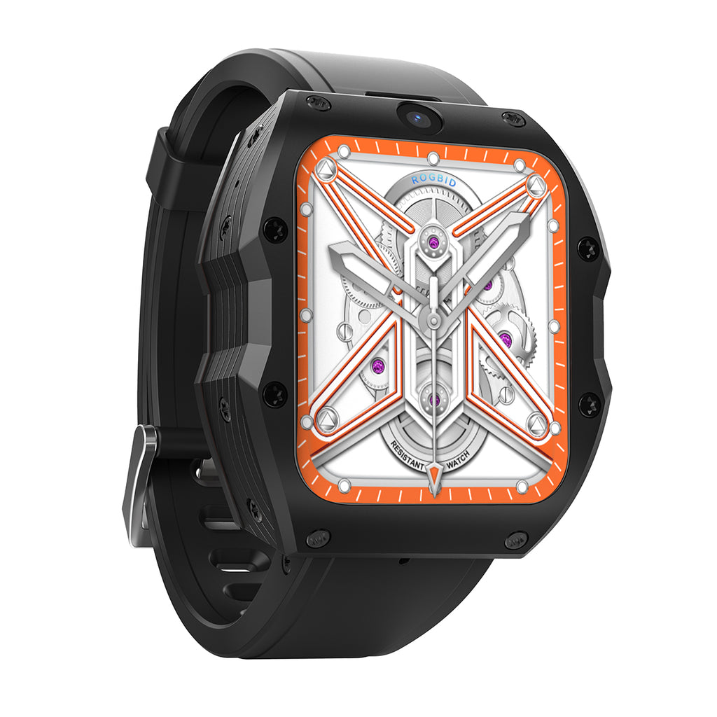 A-9 4G LTE Android 9.0 Smartwatch 5.0MP 13.0MP Dual Cameras 128GB  Quad Core WIFI GPS Smart Watch for Men and Boy
