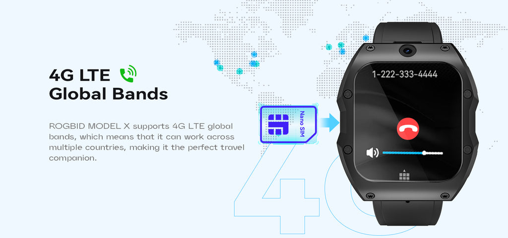 A-9 4G LTE Android 9.0 Smartwatch 5.0MP 13.0MP Dual Cameras 128GB  Quad Core WIFI GPS Smart Watch for Men and Boy