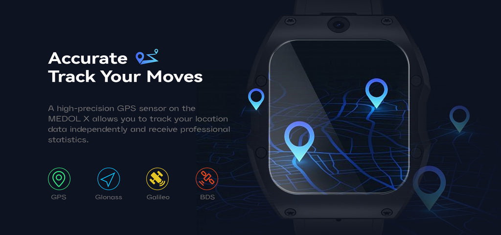 A-9 4G LTE Android 9.0 Smartwatch 5.0MP 13.0MP Dual Cameras 128GB  Quad Core WIFI GPS Smart Watch for Men and Boy
