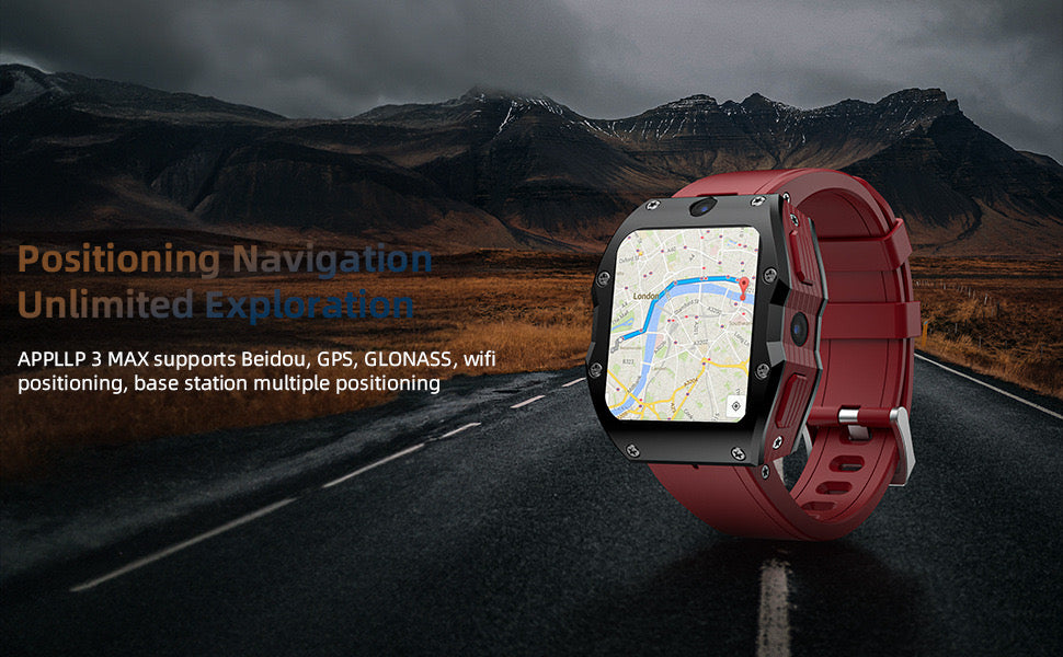 A-9 4G LTE Android 9.0 Smartwatch 5.0MP 13.0MP Dual Cameras 128GB  Quad Core WIFI GPS Smart Watch for Men and Boy
