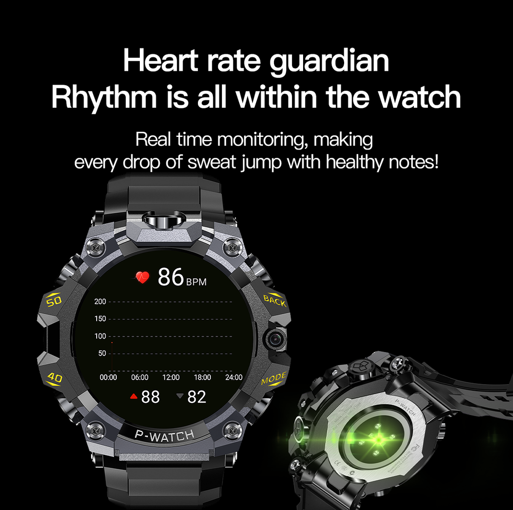 A-7  4G LTE Smartwatch 1.508 inch AMOLED Screen GPS Navigation High Definition Dual Camera 8 Million+2 Million Google Play SIM Card Smart Watch for Men and Boy