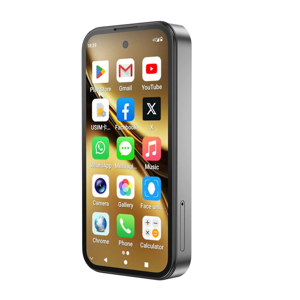 AA1 Mini Smartwatch | Android 12.0 | 3.97" HD Screen | Dual SIM + TF Card | 5MP+8MP AF Cameras | 4GB RAM 64GB Storage | Bluetooth 5.0